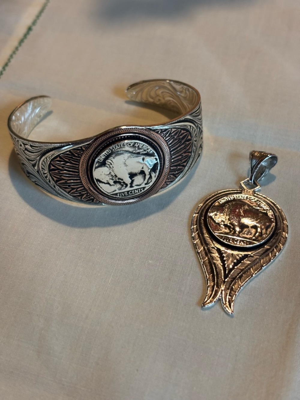 Montana Silversmiths Buffalo Set